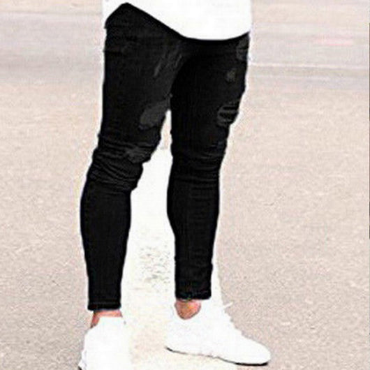 Mens Solid Color  Jeans