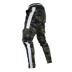 Men Military Work Camo Combat Jeans