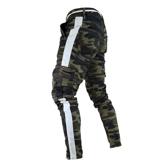 Men Military Work Camo Combat Jeans