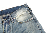 Style Men Retro Wash Destroyed Ripped Jeans