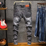 Men's Elastic Cotton Stretch Jeans