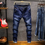 Men's Elastic Cotton Stretch Jeans
