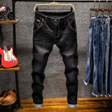 Men's Elastic Cotton Stretch Jeans