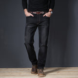 High Quality Stretch Cotton Straight Jeans Men