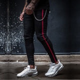men Streetwear Destroyed Ripped Jeans