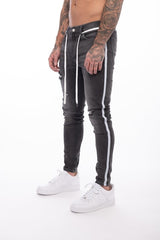 men Streetwear Destroyed Ripped Jeans