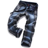 Men's Jeans Casual Biker Pants