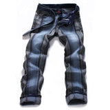 Men's Jeans Casual Biker Pants