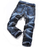 Men's Jeans Casual Biker Pants