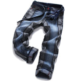 Men's Jeans Casual Biker Pants