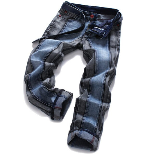 Men's Jeans Casual Biker Pants