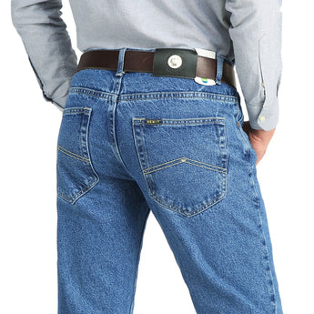 Men Business Jeans Classic Spring Autumn