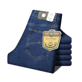 Men Business Jeans Classic Spring Autumn