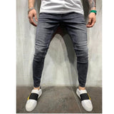 men Jeans Black Classic Designer