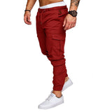 Men Casual Cargo Pants Jeans