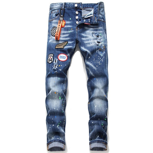 men jeans slim pants