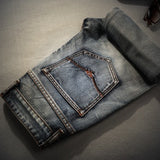 Retro Nostalgia Straight Jeans Men