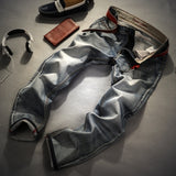 Retro Nostalgia Straight Jeans Men