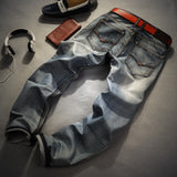 Retro Nostalgia Straight Jeans Men